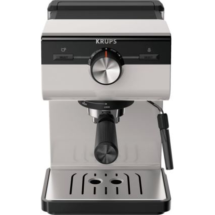 Krups - Siebträger-Kaffeemaschine für zwei Tassen AUTHENTIC 1450W/230V grau
