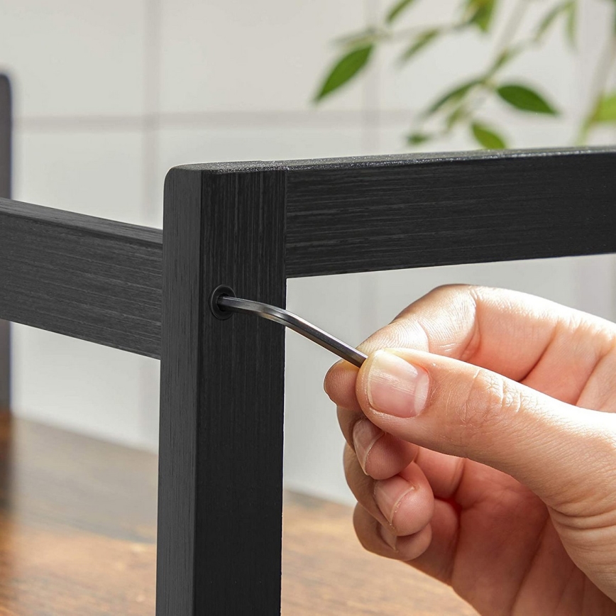 Küchenregal MARGE – schwarz