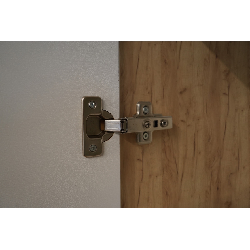 Küchenzeile MARINA 180 cm Craft-Eiche/Weiß Hochglanz