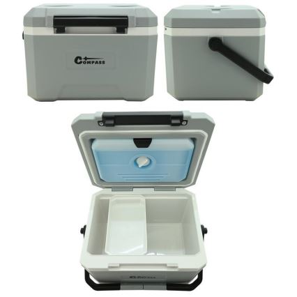 Kühlbox mit Kühlakku, 5 l, grau