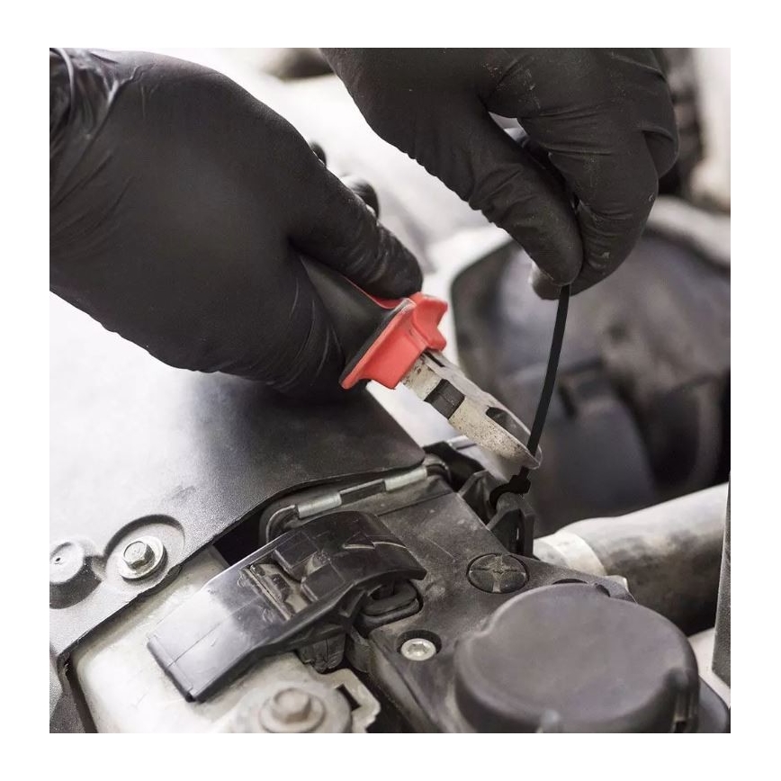 Kunststofffaltbänder 2,5x100mm 100Stk. schwarz