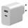 Ladeadapter USB-C Power Delivery + USB-A 45W/230V weiß