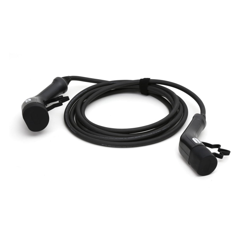 Ladekabel für Elektroautos Typ 2 5m 11kW 16A IP54 schwarz