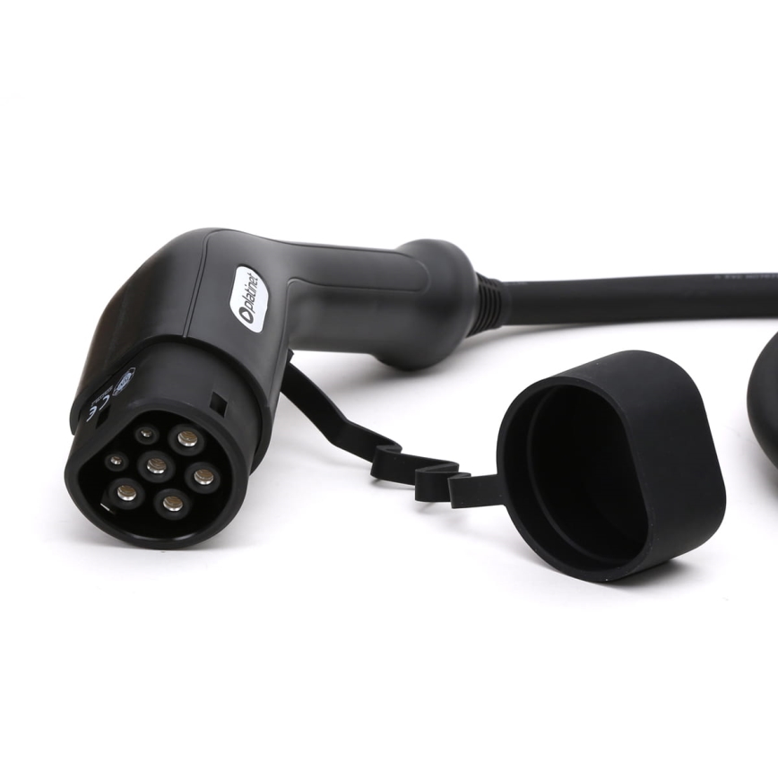 Ladekabel für Elektroautos Typ 2 5m 11kW 16A IP54 schwarz
