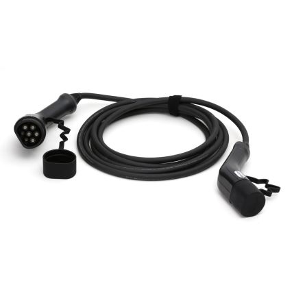 Ladekabel für Elektroautos Typ 2 5m 11kW 16A IP54 schwarz