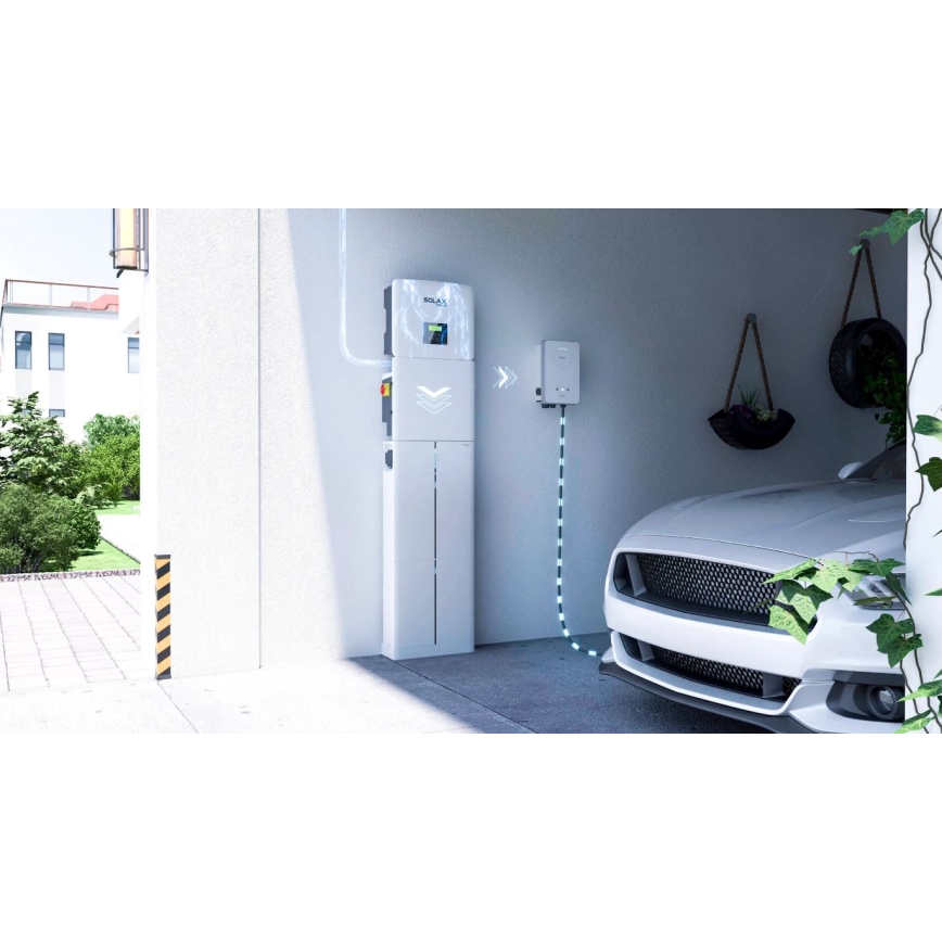 Ladestation für Elektroautos SolaX Power 22kW/400V/32A IP65 Wi-Fi