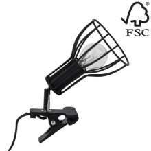 Lampe mit Clip MEGAN 1xE14/40W/230V – FSC-zertifiziert