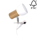 Lampe mit Clip SVENDA 1xE27/60W/230V – FSC-zertifiziert