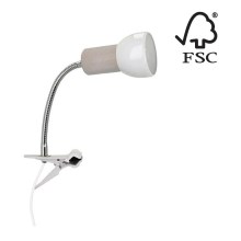Lampe mit Clip SVENDA 1xE27/60W/230V – FSC-zertifiziert