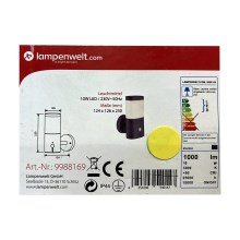 Lampenwelt - LED-Außenleuchte mit Sensor LED/10W/230V IP44