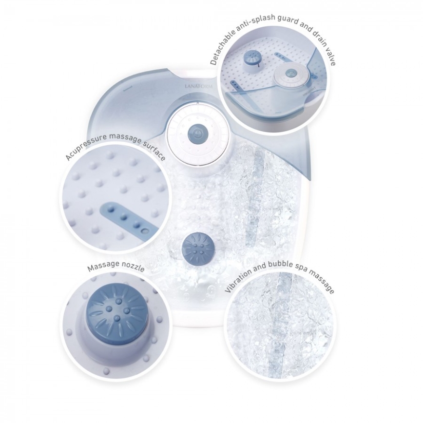 Lanaform - Massage-Fußbad FOOT SPA 60W/230V