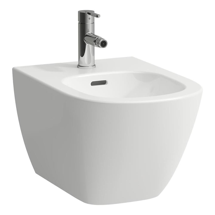 LAUFEN H8300810003021 - Wandhängendes Bidet LUA, Keramik/Weiß