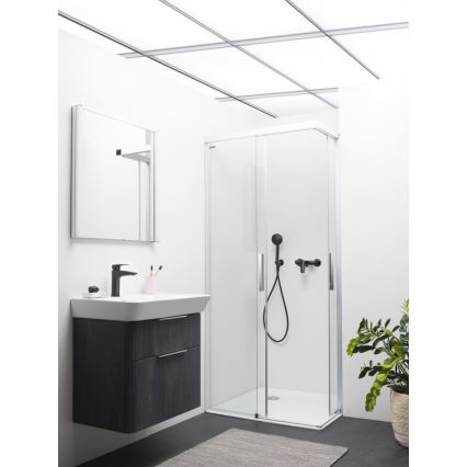 LAUFEN HF500702428000 - Waschtischarmatur LAURIN 16,2 cm matt Titan Schwarz