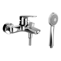 LAUFEN HF500760100600 - Wannen-Set mit Armatur LAURIN, glänzender Chrom