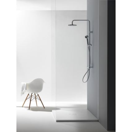 LAUFEN HF500957100600 - Duschset mit thermostatischem Mischbatterie CITYPRO Hochglanzchrom