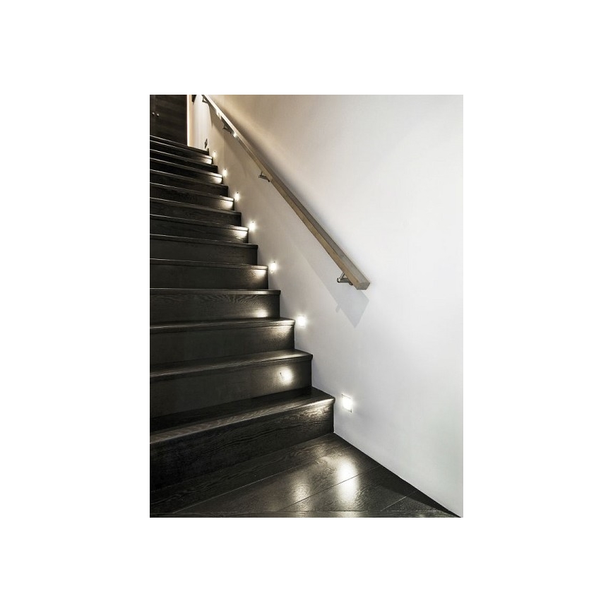 LDST DI-01-B-BZ12 - LED-Treppenleuchte DIANA LED/1,2W/230V weiss 6500K