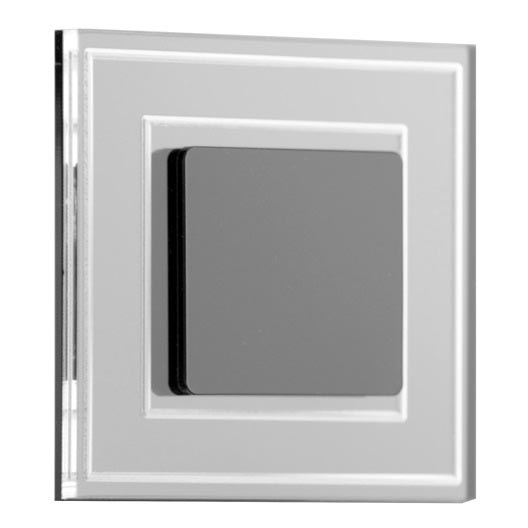 LDST KE-01-CB-BC8- LED Treppenleuchte KELLY 8xLED/1,2W/230V schwarz glänzend 3500K