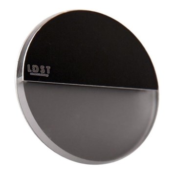 LDST RO-01-CB-BZ4 - LED Treppenleuchte ROBIN 4xLED/1,2W/230V schwarz glänzend 6500K