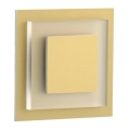 LDST SU-01-SZ-BC8 - LED Treppenleuchte SUNNY 8xLED/1,2W/230V Gold 3500K