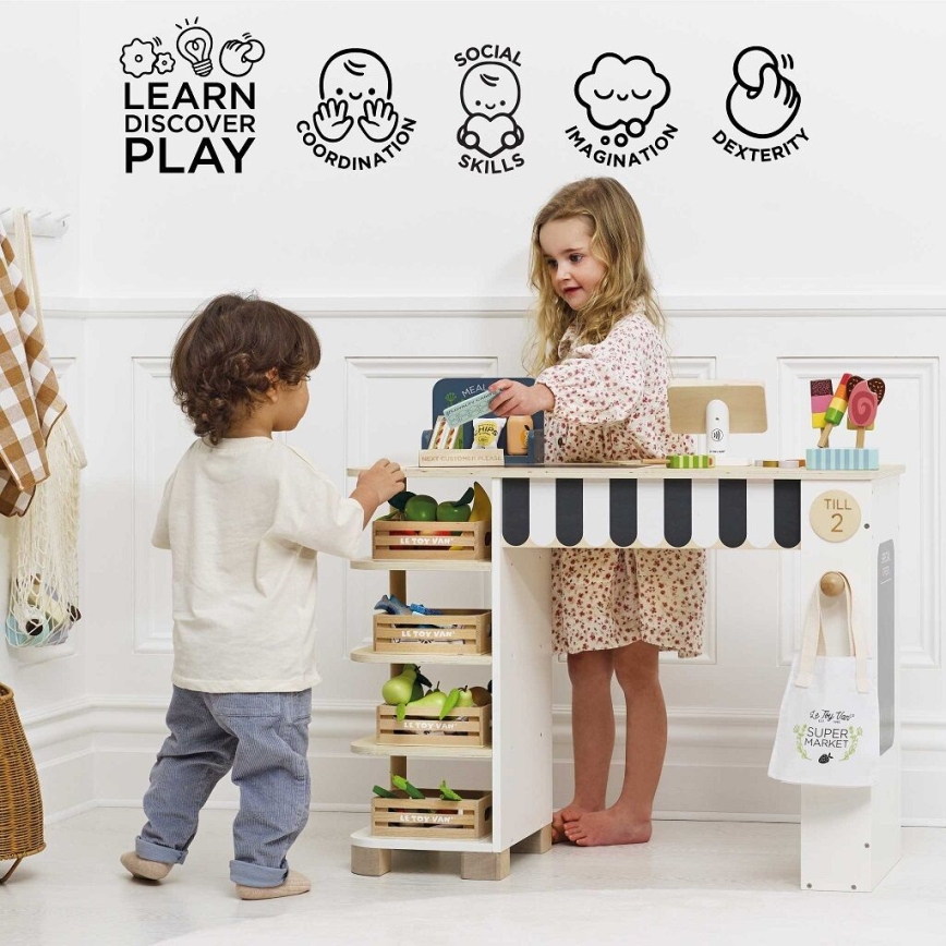 Le Toy Van - Marktstand mit Kasse und Zubehör