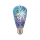 LED 3D Dekorative Glühbirne FILAMENT ST64 E27/3W/230V 3000K