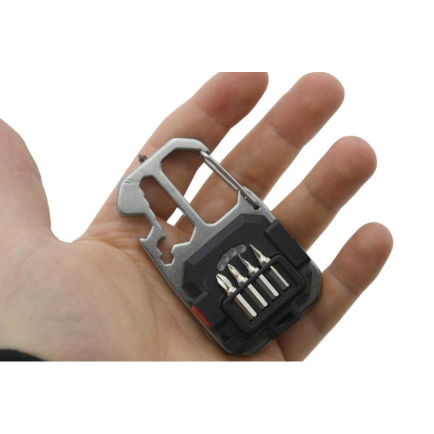 LED wiederaufladbare multifunktionale Taschenlampe mit Ständer LED/USB-C 400 mAh