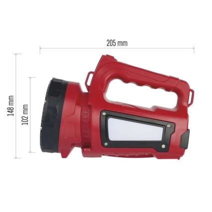 LED Akku-Taschenlampe LED/3,7V IP44 1000 lm 15000mAh