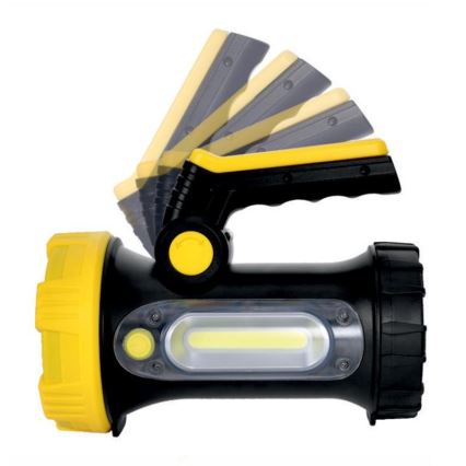 LED Wiederaufladbare Taschenlampe LED/5W/4000mAh + LED/3W