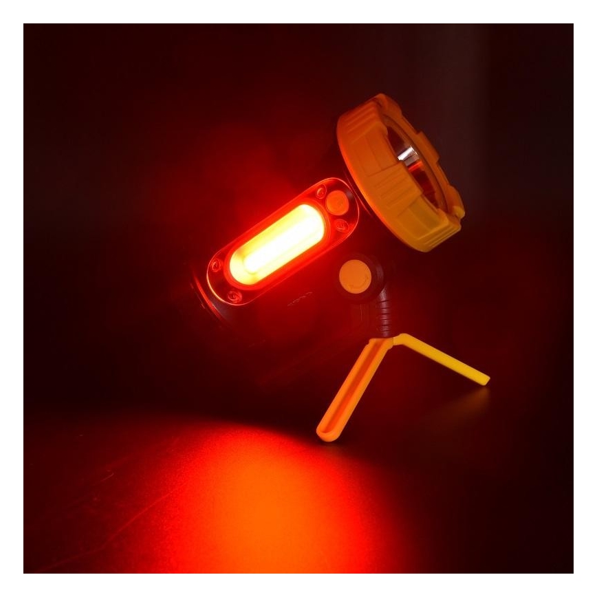 LED Wiederaufladbare Taschenlampe LED/5W/4000mAh + LED/3W