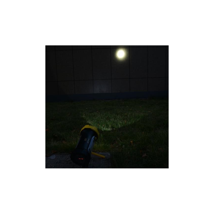 LED Wiederaufladbare Taschenlampe LED/5W/4000mAh + LED/3W