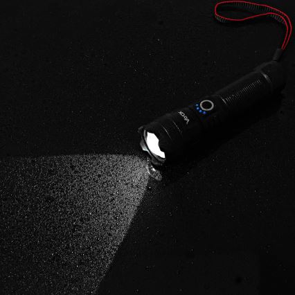 LED dimmbare wiederaufladbare Taschenlampe mit Powerbank-Funktion LED/10W/5V IPX4 600 lm 2000 mAh