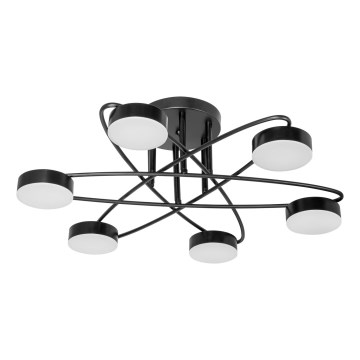 LED-Anbauleuchte 6xLED/7W/230V schwarz