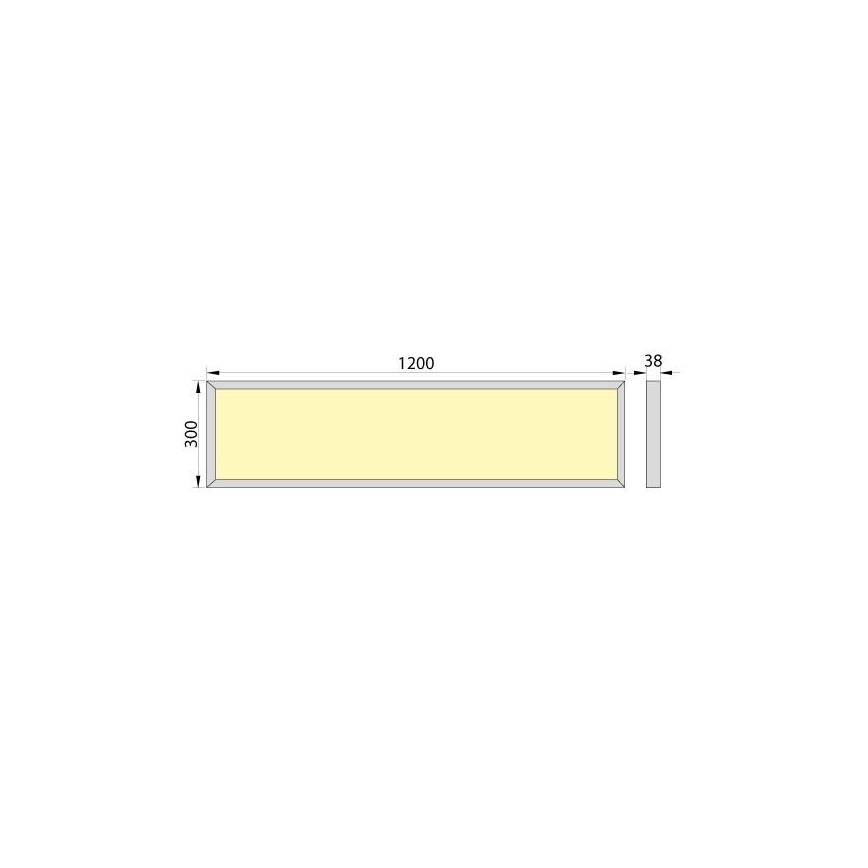 LED Anbaupaneel OREGA LED/40W/230V 4000K