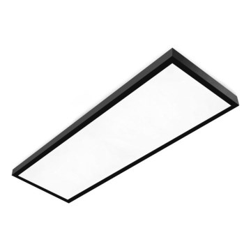 LED-Anbaupanel BRISBANE LED/36W/230V 4000K 29,5x119 cm schwarz