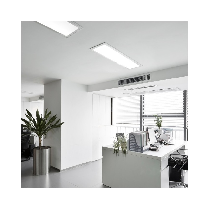 LED-Anbaupanel BRISBANE LED/36W/230V 4000K 29,5x119 cm weiß