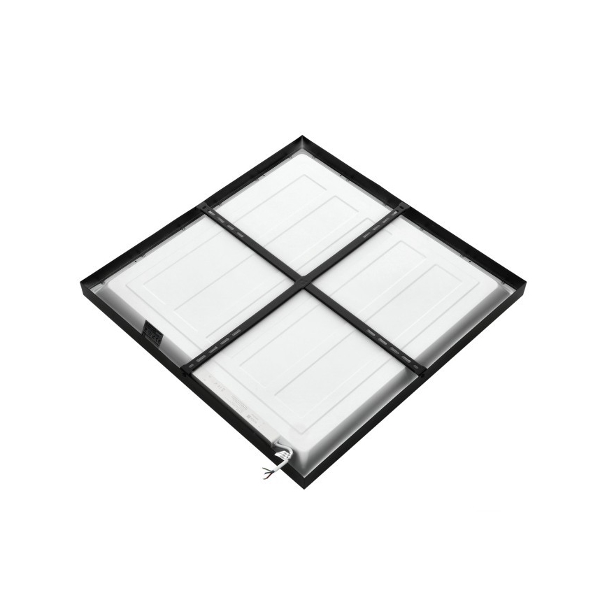 LED-Anbaupanel BRISBANE LED/36W/230V 4000K 59,5x59,5 cm schwarz