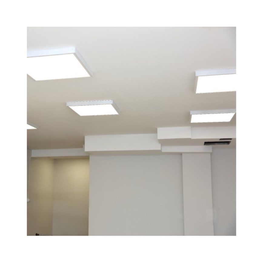 LED-Anbaupanel BRISBANE LED/36W/230V 4000K 59,5x59,5 cm weiß
