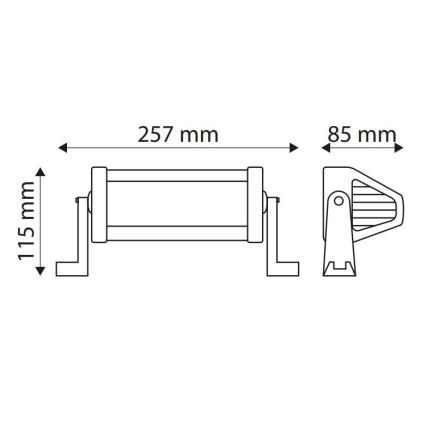 LED-Arbeitsleuchte EPISTAR LED/36W/10-30V IP67 6000K