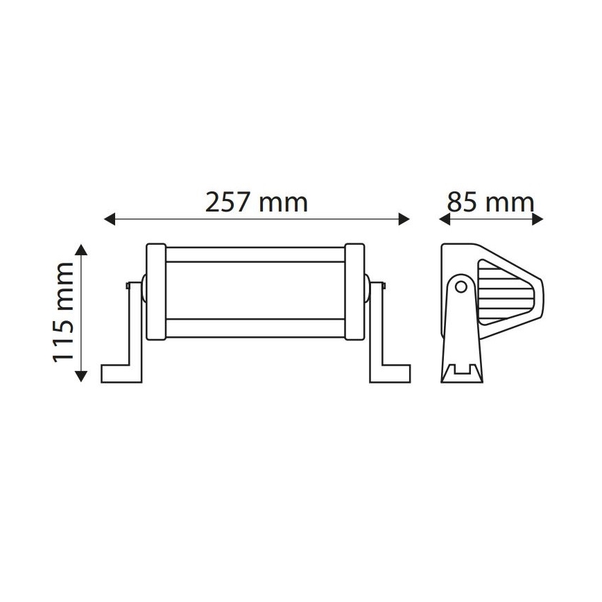 LED-Arbeitsleuchte EPISTAR LED/36W/10-30V IP67 6000K