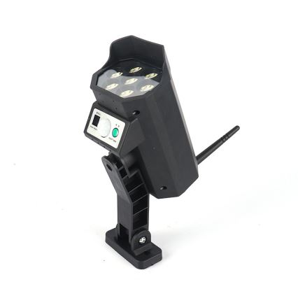 LED-Attrappe einer Sicherheitskamera mit Sensor und Solarpanel LED/5W/5,5V 800 mAh IP65 + Fernbedienung