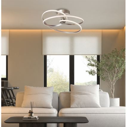 LED-Aufbau-Deckenleuchte CORT LED/40W/230V silber