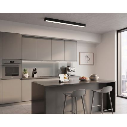 LED Aufbau-/Pendelleuchte mit Kabelabhängung LED/44W/230V 4000K 120 cm schwarz