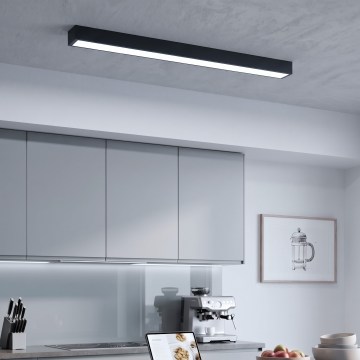 LED Aufbau-/Pendelleuchte mit Kabelaufhängung LED/44W/230V 6000K 120 cm schwarz