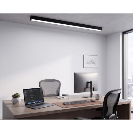 LED Aufbau-/Pendelleuchte mit Kabelaufhängung LED/44W/230V 6000K 120 cm schwarz
