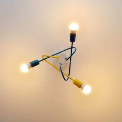 LED-Aufbauleuchte für Kinder OXFORD 3xE27/15W/230V