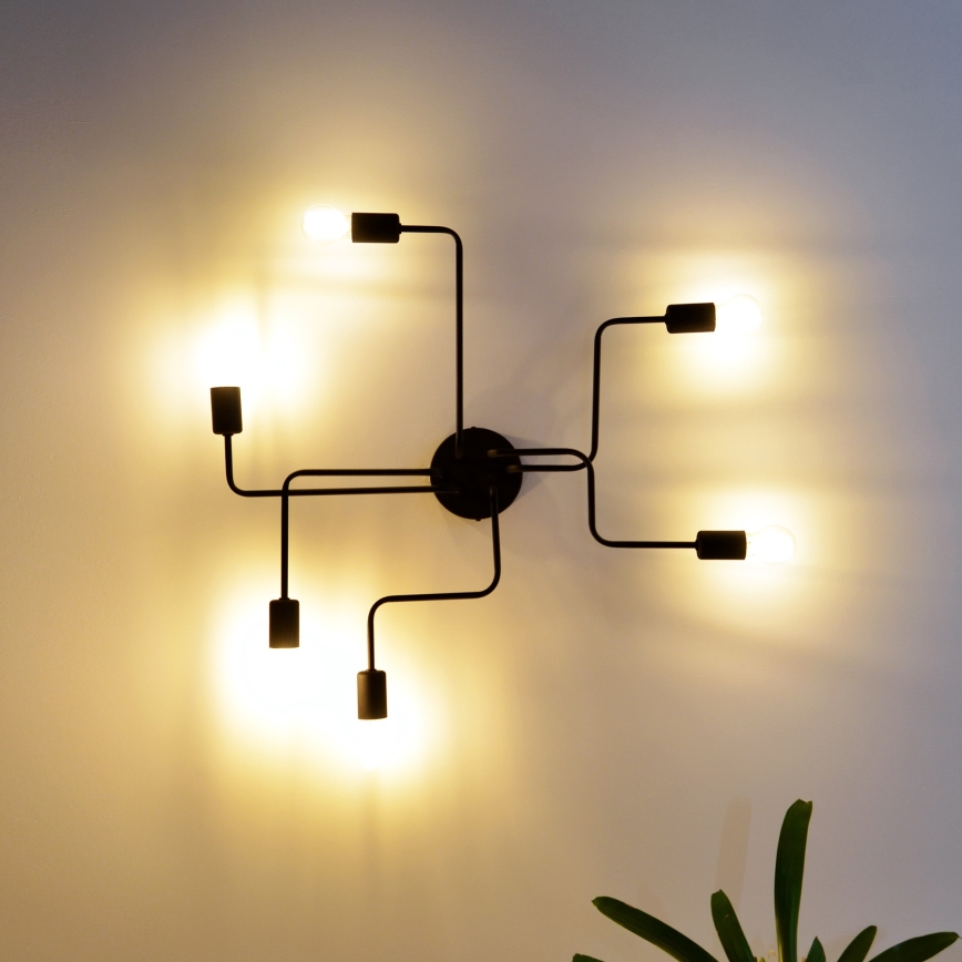 LED-Aufbauleuchte TUBE 6xE27/15W/230V