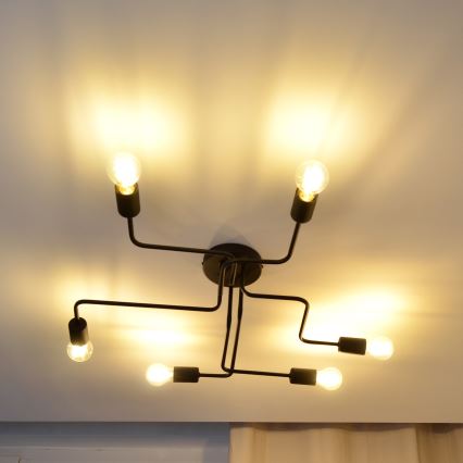 LED-Aufbauleuchte TUBE 6xE27/15W/230V