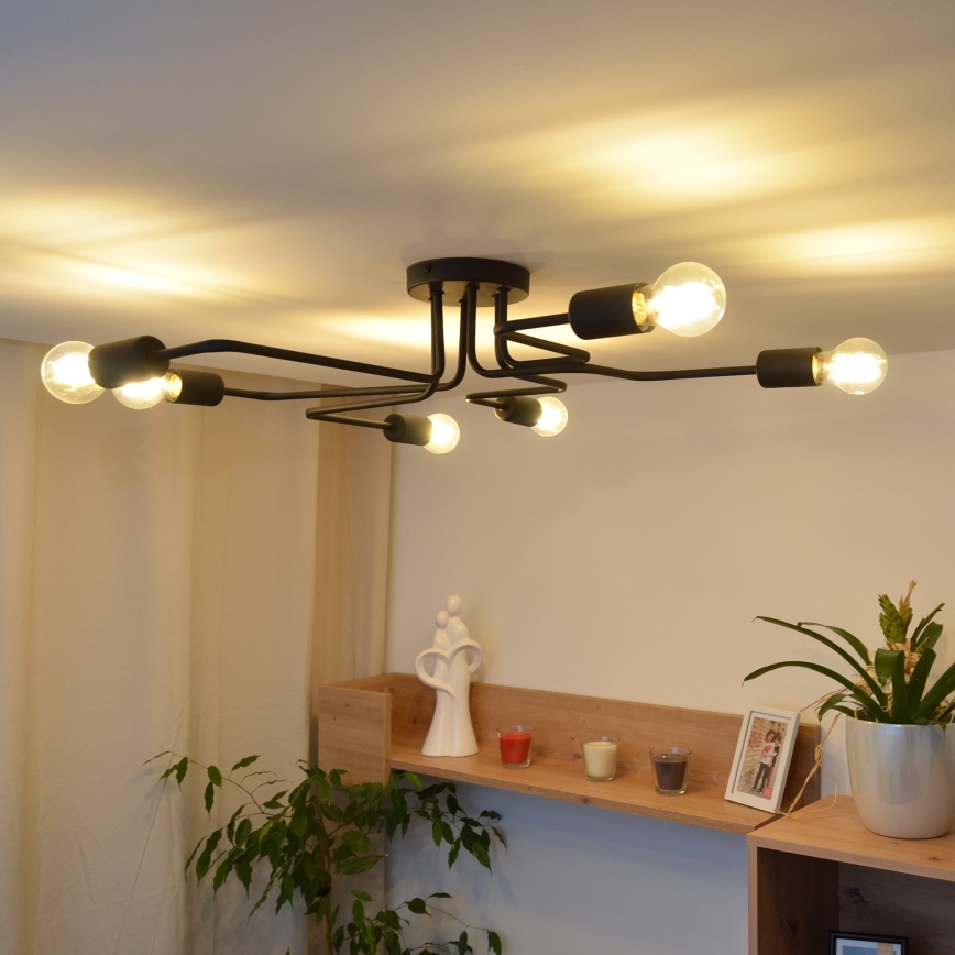 LED-Aufbauleuchte TUBE 6xE27/15W/230V