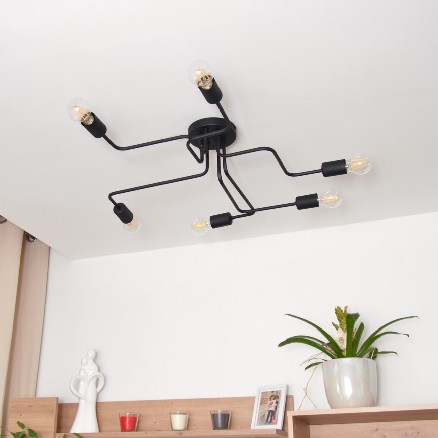 LED-Aufbauleuchte TUBE 6xE27/15W/230V