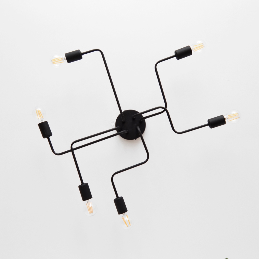 LED-Aufbauleuchte TUBE 6xE27/15W/230V